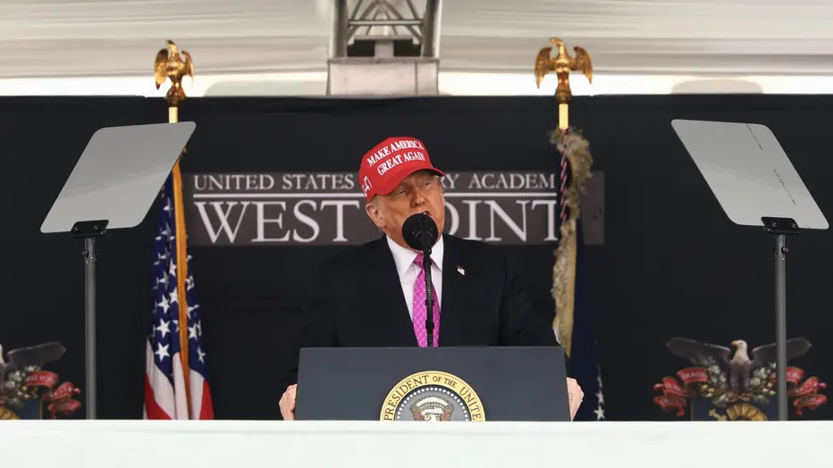 The president spoke to West Point’s graduating class on Saturday morning.