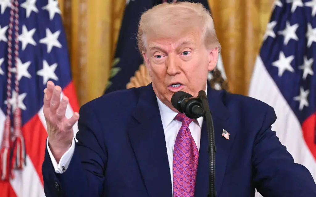 Trump hit with ‘body double’ claims after people point at strange detail at NATO meeting