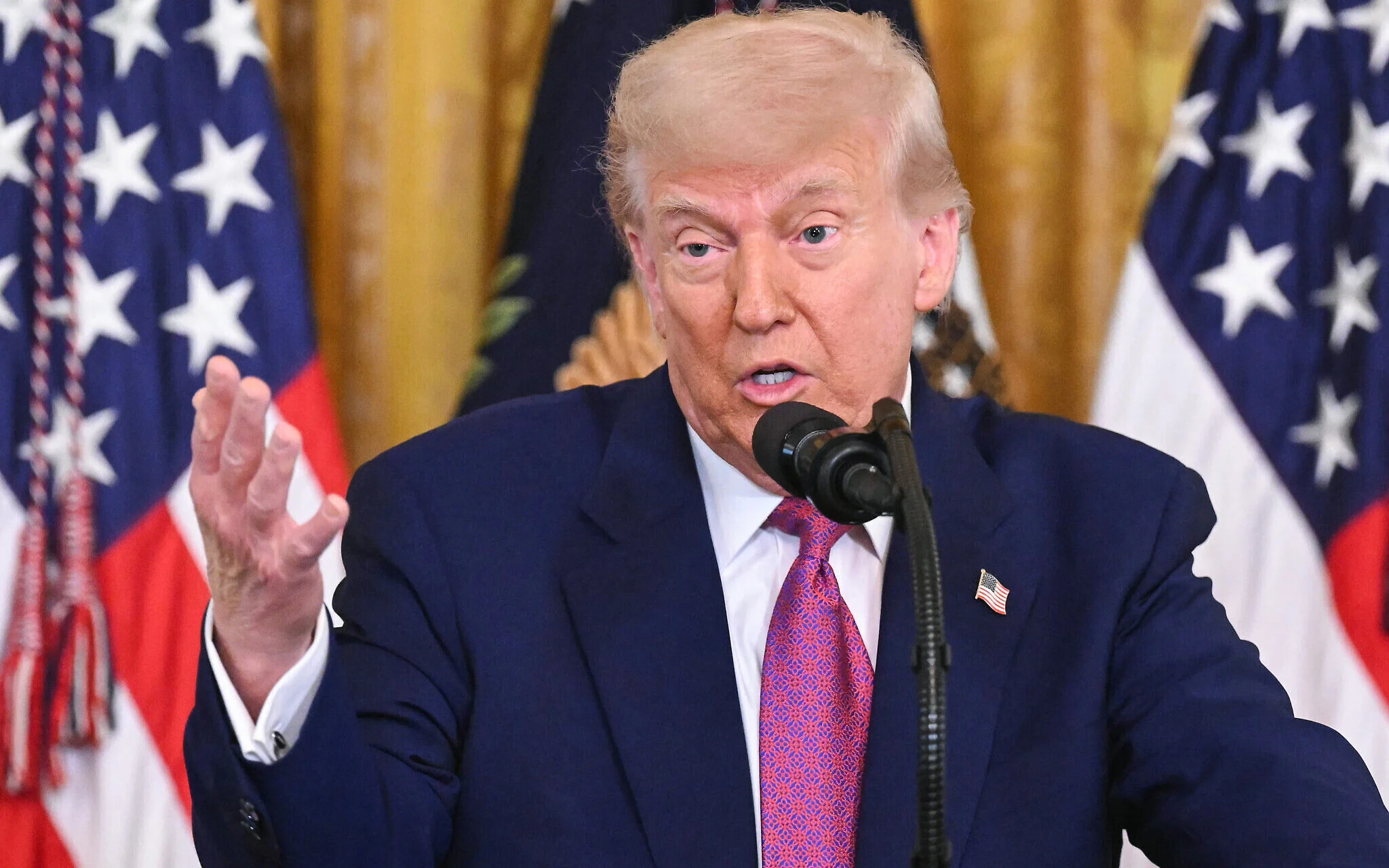 Trump hit with ‘body double’ claims after people point at strange detail at NATO meeting