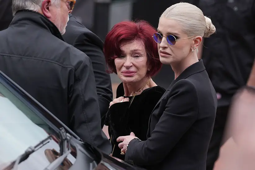 Sharon Osbourne makes incredible Ozzy gesture to crowd as they chant his name during funeral procession
