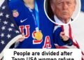 Team USA women’s hockey team refuse White House invite following Trump’s controversial remark