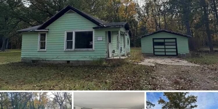 Fixer-Upper on One Acre with Detached Garage & Basement – Cash Sale Only