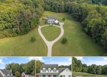 12-Acre Farmhouse Estate in New Market, TN