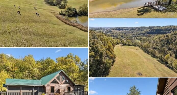 Rustic Cabin on 75.56 Acres in Cornersville, Tennessee