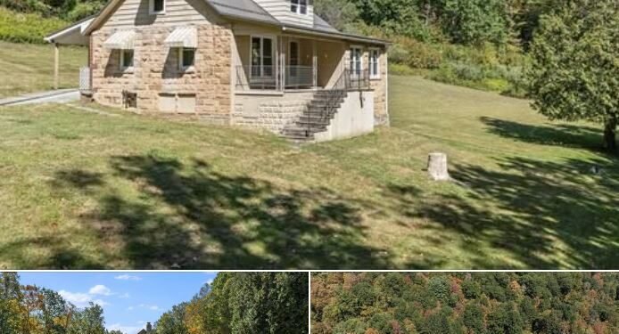 Stone Homestead on 5 Acres – Coalport, PA