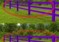 If You Spot a Painted Purple Fence, This Is What It Means