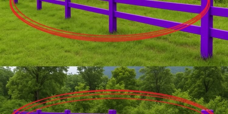 If You Spot a Painted Purple Fence, This Is What It Means