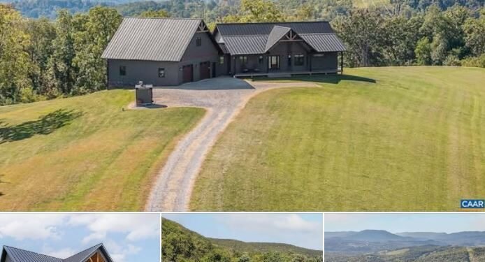 Mountain-View Residence with 365 Acres of Untouched Land in Pembroke, Virginia