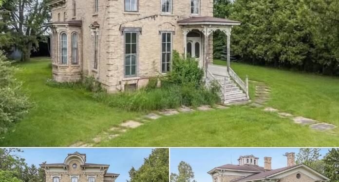 Historic 1873 Brick Farmhouse on 1 Acre in Oshkosh, WI