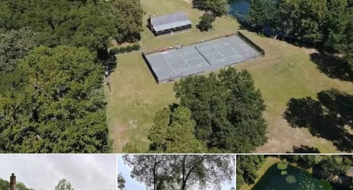 Rare Find! Home with Tennis Court, Pond & Land in Bennettsville