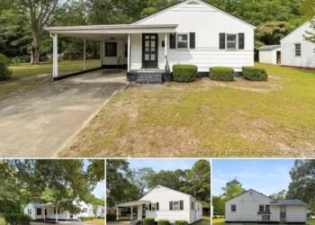 Charming 1950s Home for Sale in Fayetteville, North Carolina