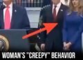 Woman’s “strange behavior” during White House press conference goes viral