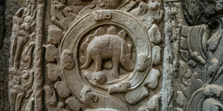 Does Ta Prohm Temple Depict a ‘Domestic’ Dinosaur?