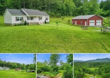 Spacious 3-Bedroom Home on 50 Private Acres in Cana, Virginia