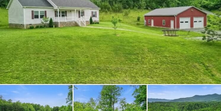 Spacious 3-Bedroom Home on 50 Private Acres in Cana, Virginia