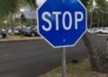 The Meaning Behind a Blue Stop Sign