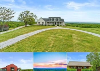 Spacious 5-Bedroom Home with Guest Cabin on 94 Acres in Marshall, AR