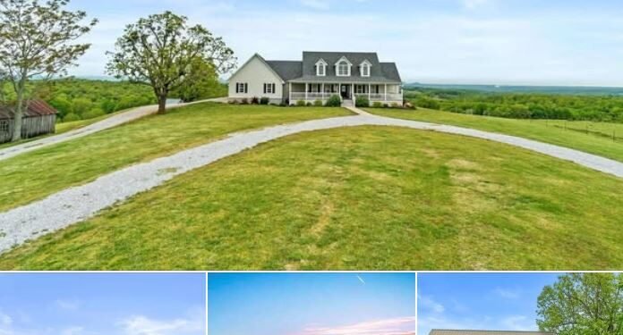 Spacious 5-Bedroom Home with Guest Cabin on 94 Acres in Marshall, AR