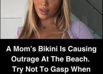 A Mom’s Bikini Is Causing Outrage At The Beach. Try Not To Gasp When You See It