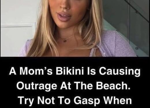 A Mom’s Bikini Is Causing Outrage At The Beach. Try Not To Gasp When You See It