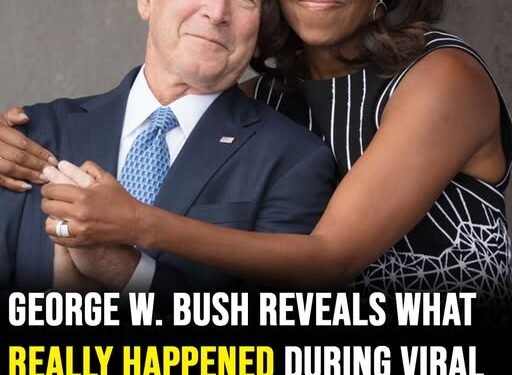 George W. Bush reveals what really happened during viral funeral interaction with Michelle Obama