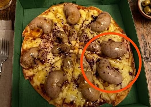 I ordered a pizza in the evening. The delivery driver brought it to me.