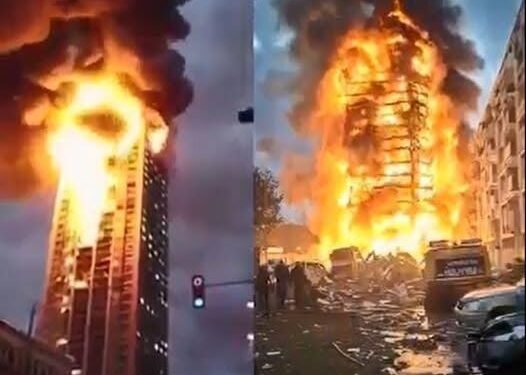 A few hours ago a big fire broke out in M…