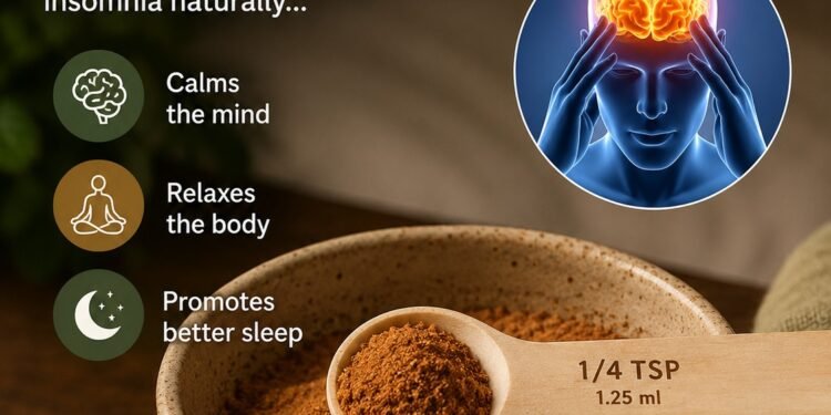 How to Use a ¼ Teaspoon of Nutmeg to Help Fall Asleep and Relieve Insomnia Symptoms