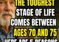 Between the ages of 70 and 75: 5 aspects that can make this stage more challenging.