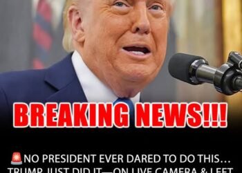 No President Ever Tried This. Trump Just Did — On Live Camera