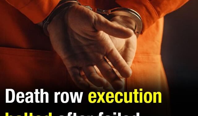 Death row execution halted after failed procedure – critics slam “barbaric” treatment