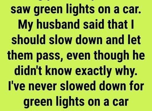 Green Vehicle Lights Often Misunderstood, But Can Signal Important Medical Journeys