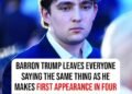 Barron Trump Draws Attention After Rare White House UFC Event Appearance