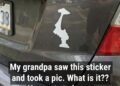 Why Drivers Display This Upside-Down Sticker on Their Cars