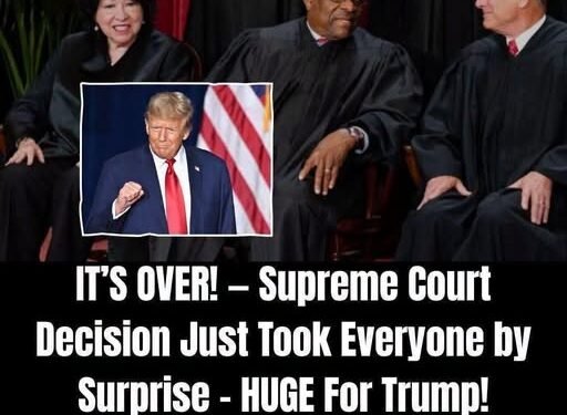 Supreme Court Steps In and Delivers Massive 8-1 Ruling