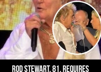 Rod Stewart, 81, requires oxygen tank mid-concert after nearly collapsing in Utah