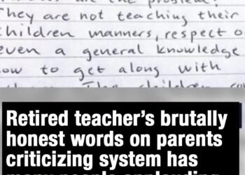 Retired teacher’s honest words to parents go viral