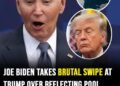 Joe Biden takes brutal swipe at Trump over Reflecting Pool repairs after he threatened vandals with 10 years in prison