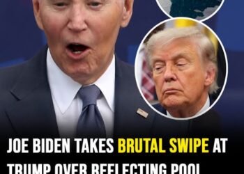 Joe Biden takes brutal swipe at Trump over Reflecting Pool repairs after he threatened vandals with 10 years in prison