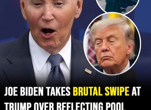 Joe Biden takes brutal swipe at Trump over Reflecting Pool repairs after he threatened vandals with 10 years in prison