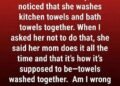 Why Experts Say You Should Never Wash Kitchen and Bathroom Towels Together