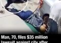 Man, 70, files $35 million lawsuit against city after tripping on sidewalk – video footage reveals what happened