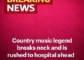 Country Music Icon Survives Terrifying Nashville Accident As Truth About His Condition Sends Shockwaves Through The Music Industry