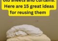 15+ Ways To Upcycle Old Curtains And Bed Sheets