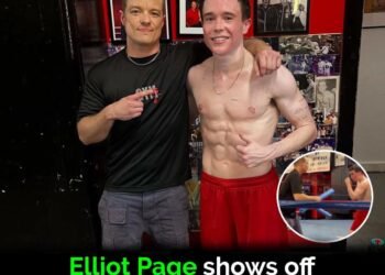 Elliot Page shows off new shredded physique