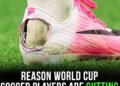 Reason World Cup soccer players are cutting the heels of their boots in strange trend