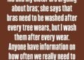 How Often We Should Really Be Washing Our Bras