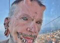 A man with 560 piercings, countless tattoos, and forehead implants – this is how he looked before