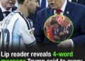 Lip reader reveals 4-word message Trump said to every Spain and Argentina player after World Cup final