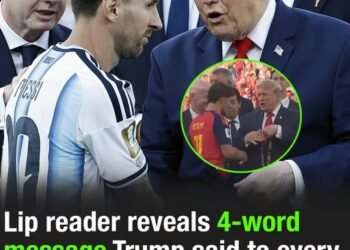 Lip reader reveals 4-word message Trump said to every Spain and Argentina player after World Cup final